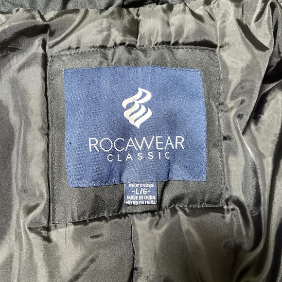 Rocawear Black Parka with Faux Fur Hood - Picture 4 of 7